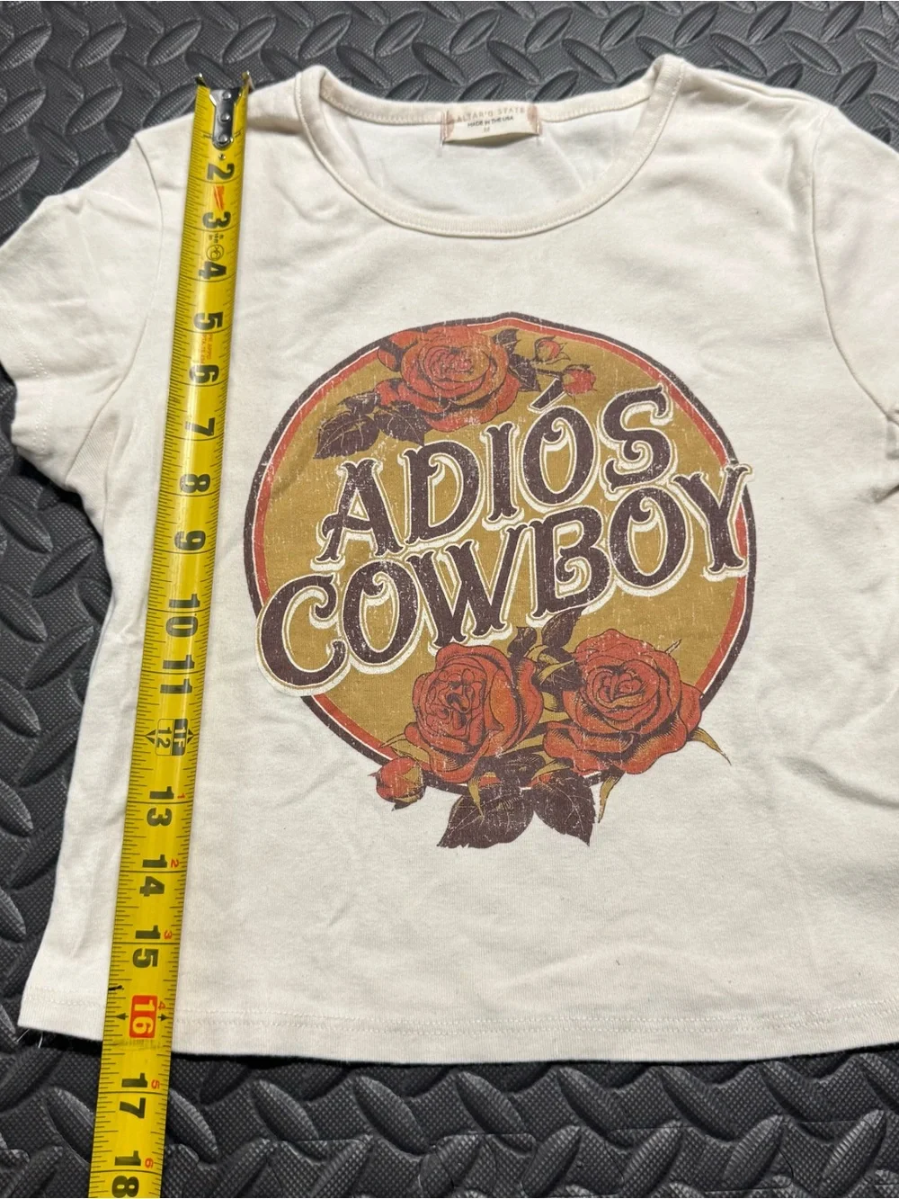 Altar’d State Adios Cowboy Graphic Tee Floral Western Shirt Size M
